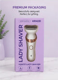 KENZZI Lady Shaver | Rechargeable Women’s Electric Razor | Wet & Dry Hair Removal